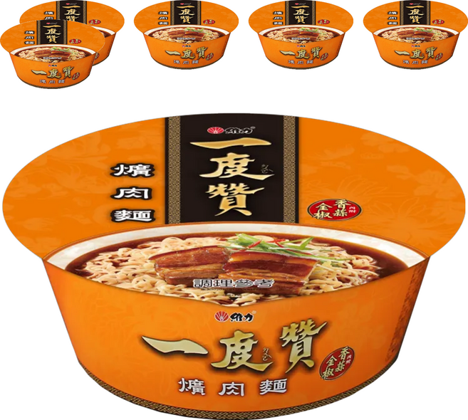 維力 一度贊 爌肉麵 200g, 6入