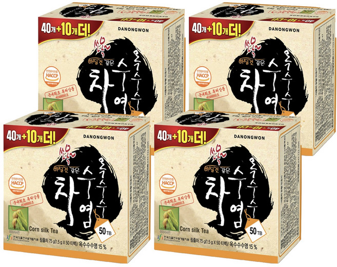 Danongwon 玉米鬚茶茶包, 1.5g, 50包, 4盒