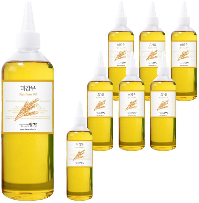 맑을담 미강유 오일, 300ml, 8개