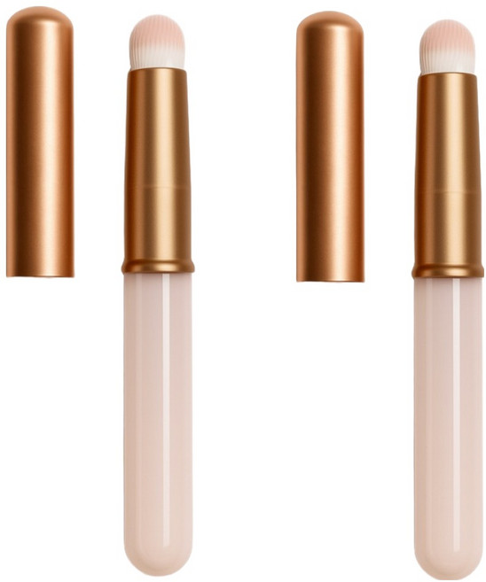 THE압구정언니 핑거팁 립스머지 립브러쉬, 2개, 핑크