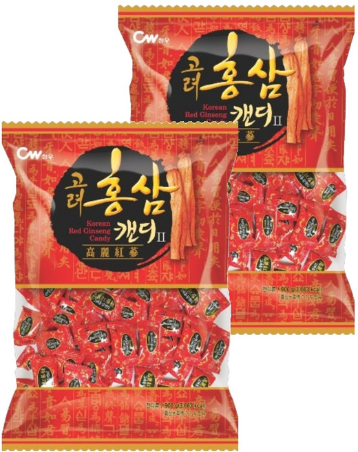 청우식품 고려홍삼캔디II, 900g, 2개