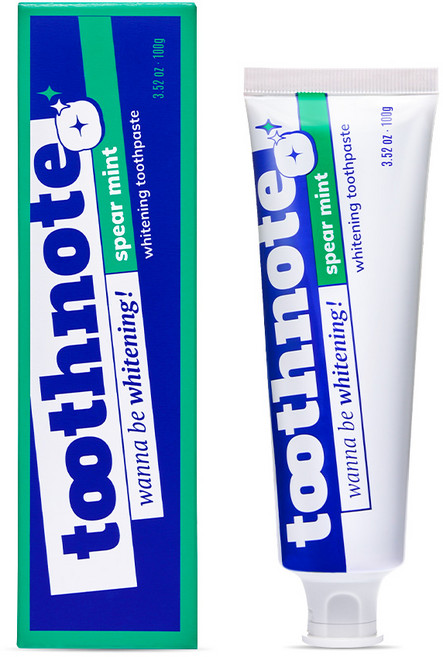 투스노트 스피아민트향 미백 치약, 100g, 1개