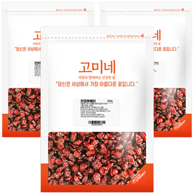 고미네 건크랜베리, 300g, 3개