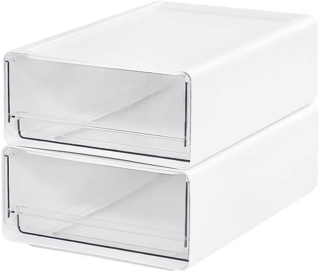 까사마루 다용도 펜트리 올림 서랍장 중형, 1단, 화이트