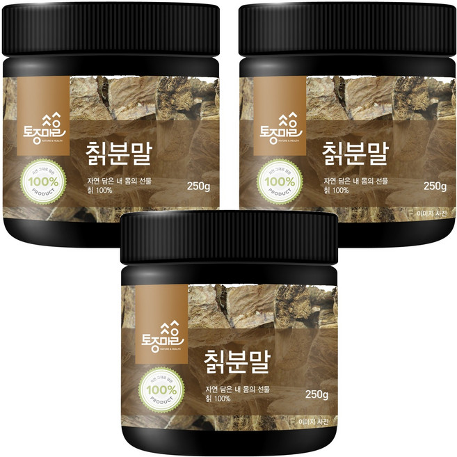 토종마을 칡분말, 3개, 250g