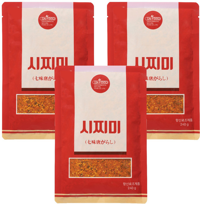 이엔푸드 시찌미, 240g, 3개