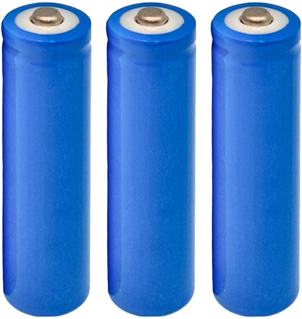 EDISH 可充電鋰電池 1800mAH 6.6 x 1.8cm, 3個裝, 3個