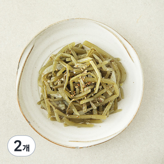 집반찬연구소 들깨 고구마 줄기 볶음, 80g, 2개