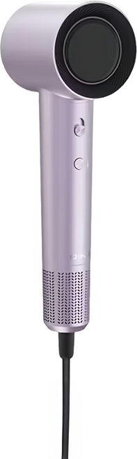 DIKE 等離子溫控護髮吹風機 附順髮吹嘴 + 集風吹嘴 + 柔風吹嘴 + 鬃毛梳 + 三片精華錠 原廠保固, HBF210, 繁星紫