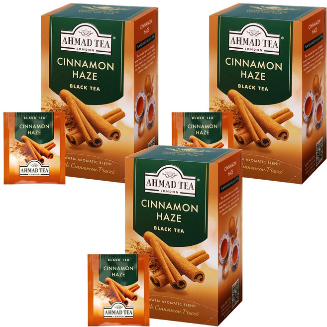 아마드티 시나몬 헤이즈 홍차 티백, 2g, 20개입, 3개