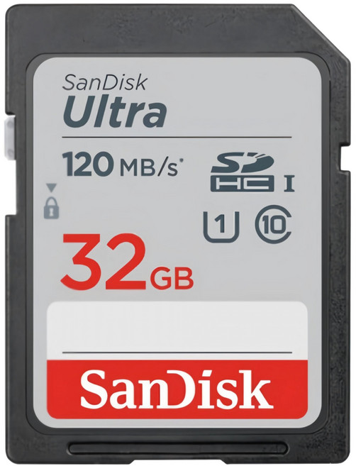 SanDisk 晟碟 Ultra SDHC C10 UHS-I 120MB/s R 記憶卡, 1個, 32GB