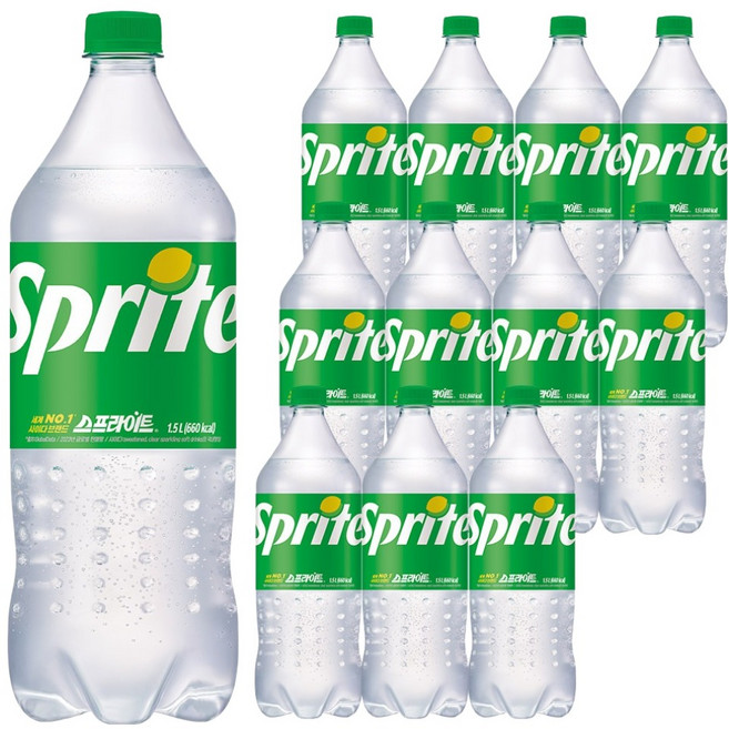 스프라이트 패트, 1.5L, 12개