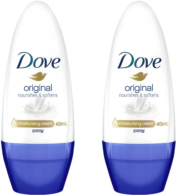 도브 오리지날 롤온 데오드란트, 40ml, 2개 - 쿠팡