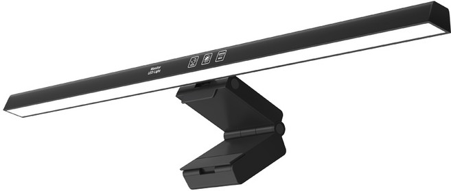 홈플래닛 LED 모니터 조명 터치식 스크린바, 블랙