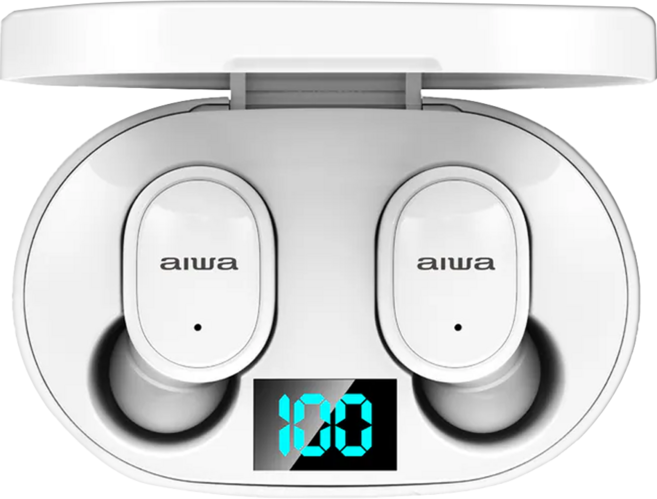 aiwa 愛華 Wireless ENC降噪 入耳式 耳機 IPX4 Bluetooth 5.3 5H Playtime 白色 AT-X80T-W 原廠保固