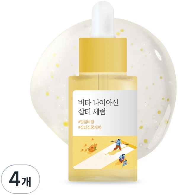 라운드랩 비타 나이아신 잡티 세럼, 30ml, 4개 - 쿠팡