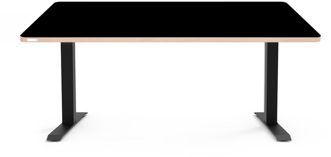 덱스탑 스마트 모션데스크 PRO 책상 방문설치, 블랙(프레임), NEW블랙(상판)