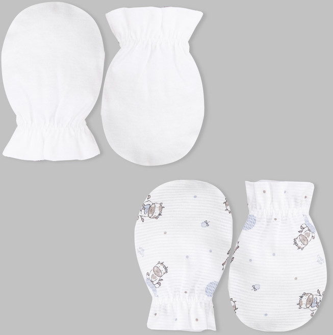 오가닉붐 베이직 + 송아지 손싸개 세트 여름용