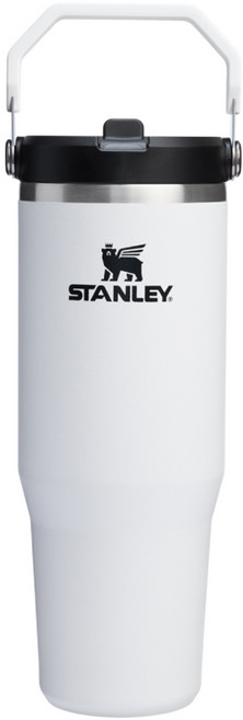 STANLEY 經典系列 IceFlow 手提吸管杯 2.0, 石灰白, 1個, 880ml