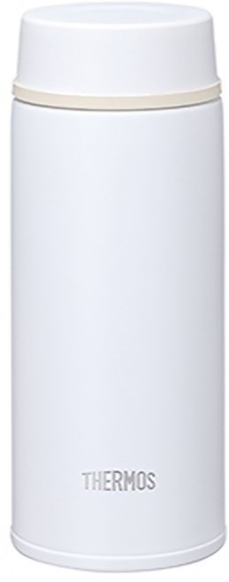 THERMOS 膳魔師不銹鋼真空保溫杯 JNW-350P-MTWH, 香草白, 350ml, 1個