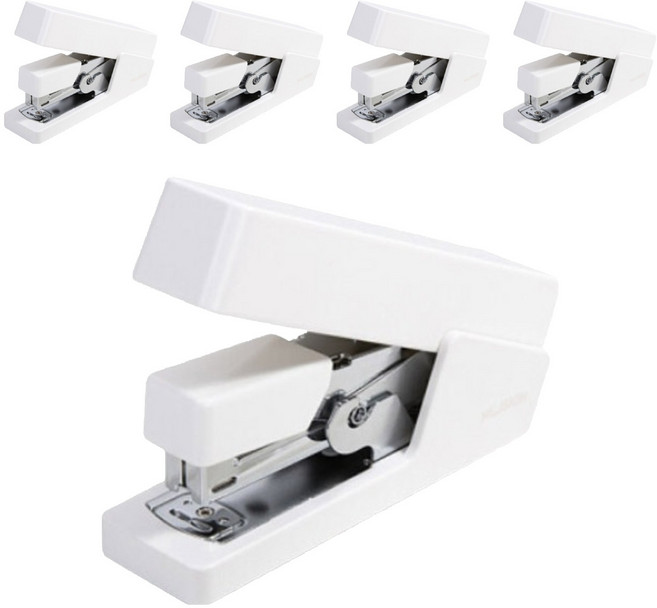 누사인 ABS 이지 스테플러 NS081, 퓨어화이트, 5개