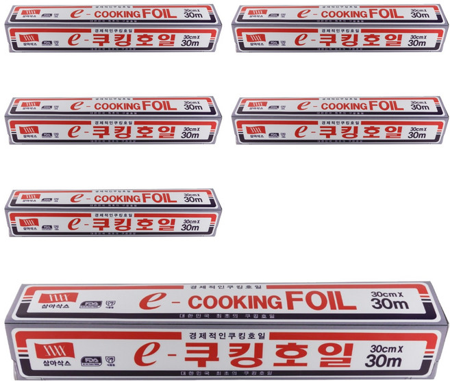 삼아삭스호일 e 쿠킹호일, 30m, 6개