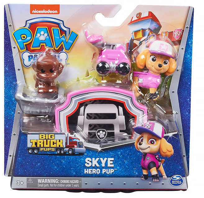 SPIN MASTER 汪汪隊立大功 狗狗大卡車隊系列 動物玩偶組 天天 + 小猴子玩偶, 1盒