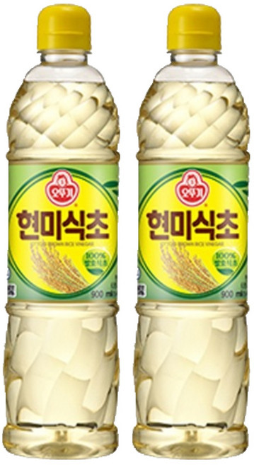 오뚜기 현미식초, 900ml, 2개