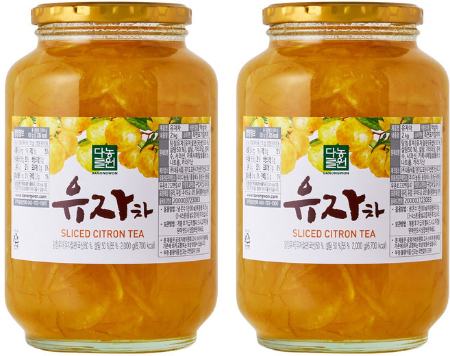 다농원 유자차, 2kg, 1개입, 2개, 2kg