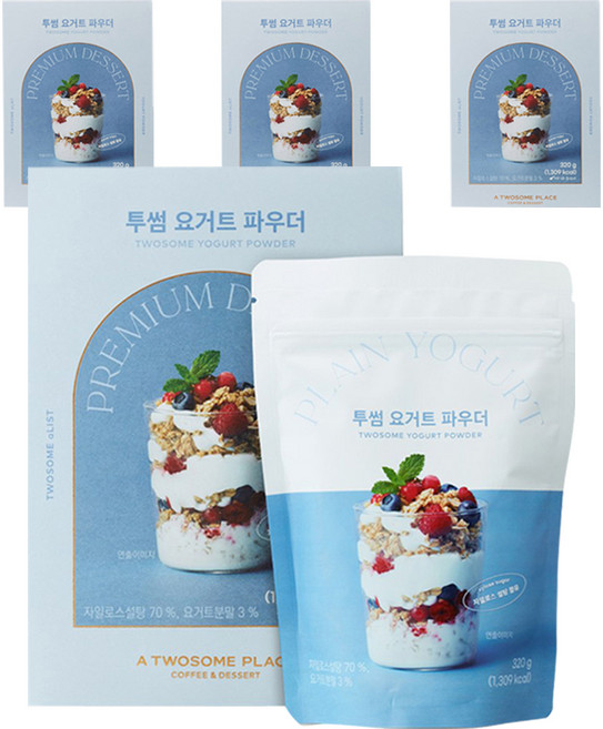 aLIST 투썸 요거트 파우더, 320g, 1개입, 4개