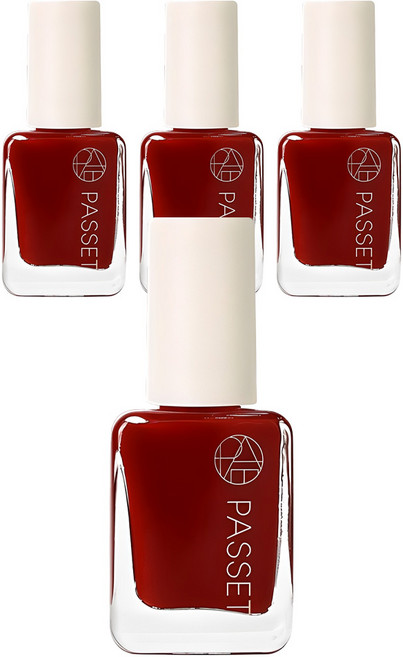 파셋 셀럽 네일 폴리쉬, 16클래식레드, 7g, 4개