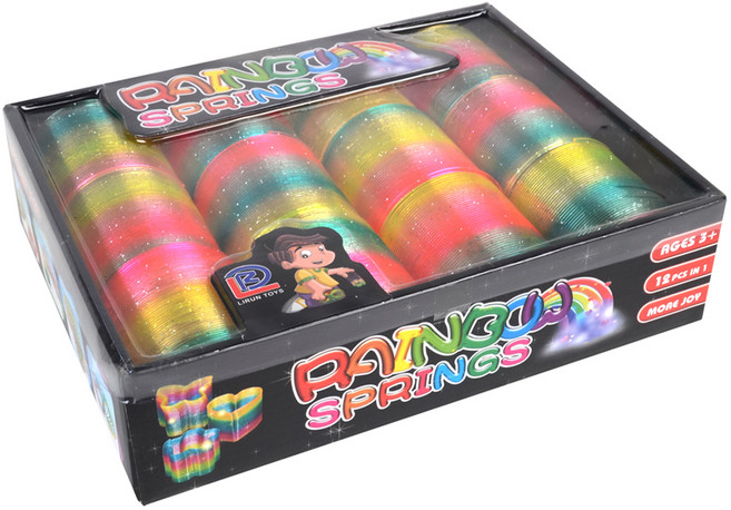 샤이니 무지개 칼라링 완구 12p, 혼합색상, 1세트