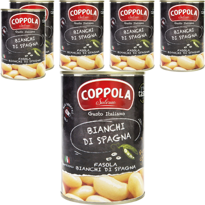COPPOLA 柯波拉 義大利天然焗豆, 400g, 6罐