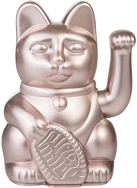 Mini Lucky Cats 迷你幸運繽紛自動招手招財貓, 淡粉色