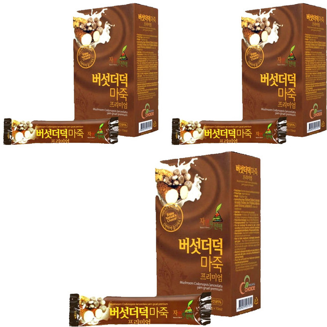 엔초이스_프리미엄버섯더덕마죽 10p, 3개, 300g