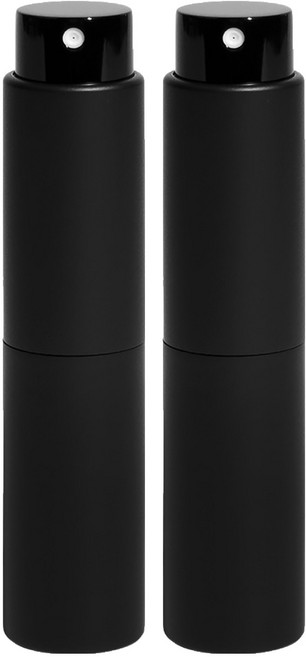 모던앳 롤링업 향수 스프레이 공병 8ml, 2개, 매트블랙