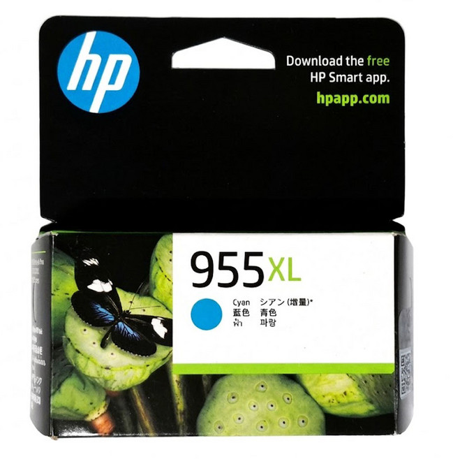 hp 惠普 原廠墨水 955XL L0S63AA, 藍色, 1個