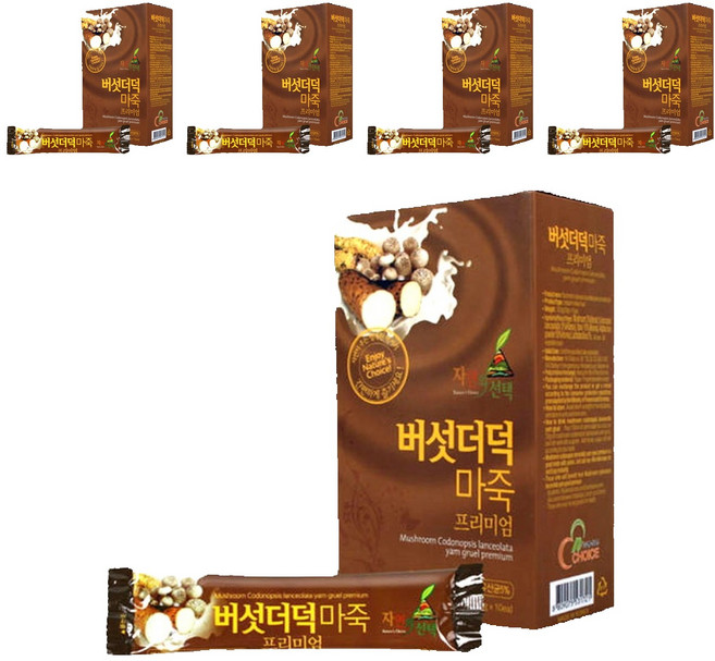 엔초이스_프리미엄버섯더덕마죽 10p, 5개, 300g