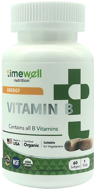 timewell 時光安好 多多素食維生素B群, 60顆, 1罐