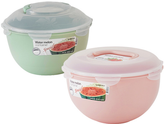 락앤락 원형 수박통 6L + 8L 세트, 1세트, 6L, 8L