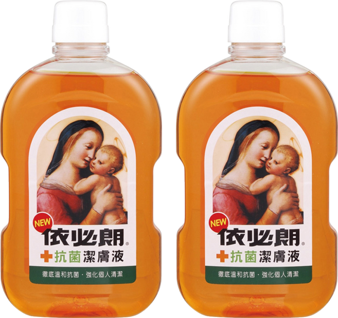 依必朗 抗菌潔膚液, 500ml, 2瓶