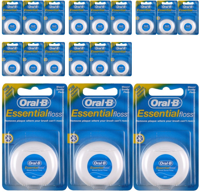 Oral-B 歐樂B 含蠟牙線 50 m, 1入, 18個