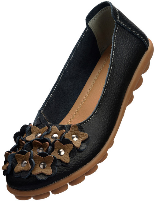 U.SEVEN 女款皮革舒適樂福鞋 DM1010