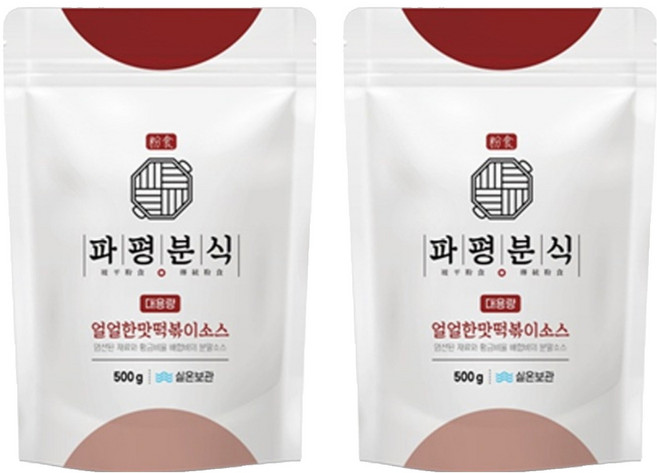파평분식 떡볶이 소스 얼얼한맛, 500g, 2개