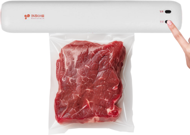 키친아트 진공포장기 + 롤팩, KJP-3700WS(화이트)