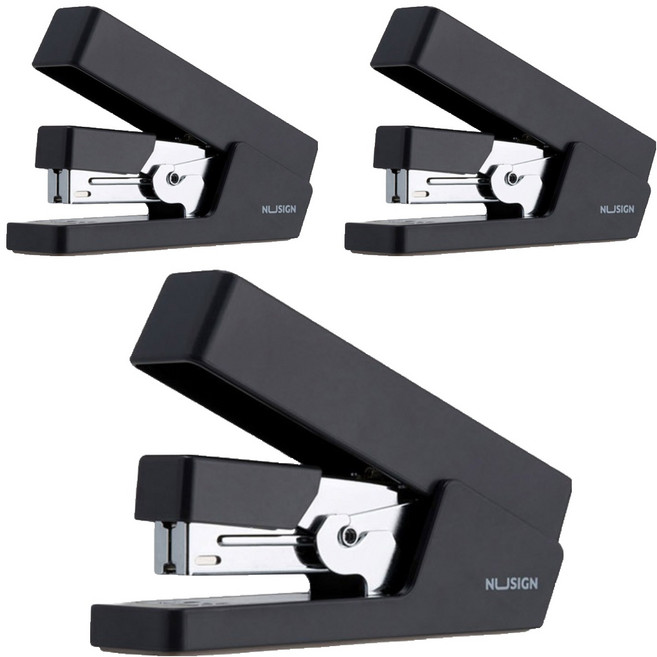 누사인 ABS 이지 스테플러 NS081, 블랙스모크, 3개