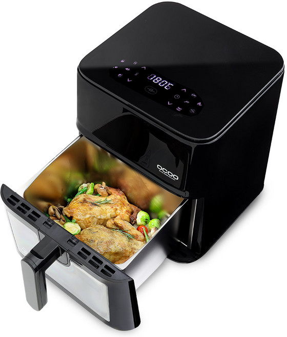 오쿠 리얼 스텐 에어프라이어 7L, OCS-AF700, 블랙