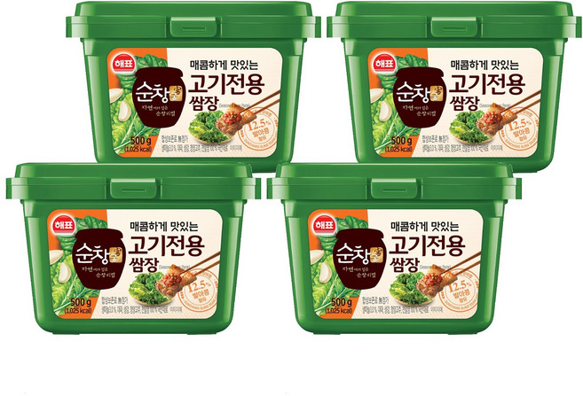 순창궁 고기전용쌈장, 500g, 4개