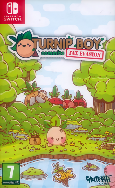Nintendo 任天堂 SWITCH 蕪菁男孩逃漏稅 中英文歐版 Turnip Boy Commits Tax Evasion, 單一商品