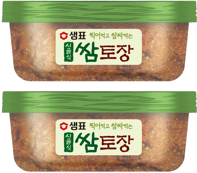 샘표 시골식 쌈토장, 170g, 2개